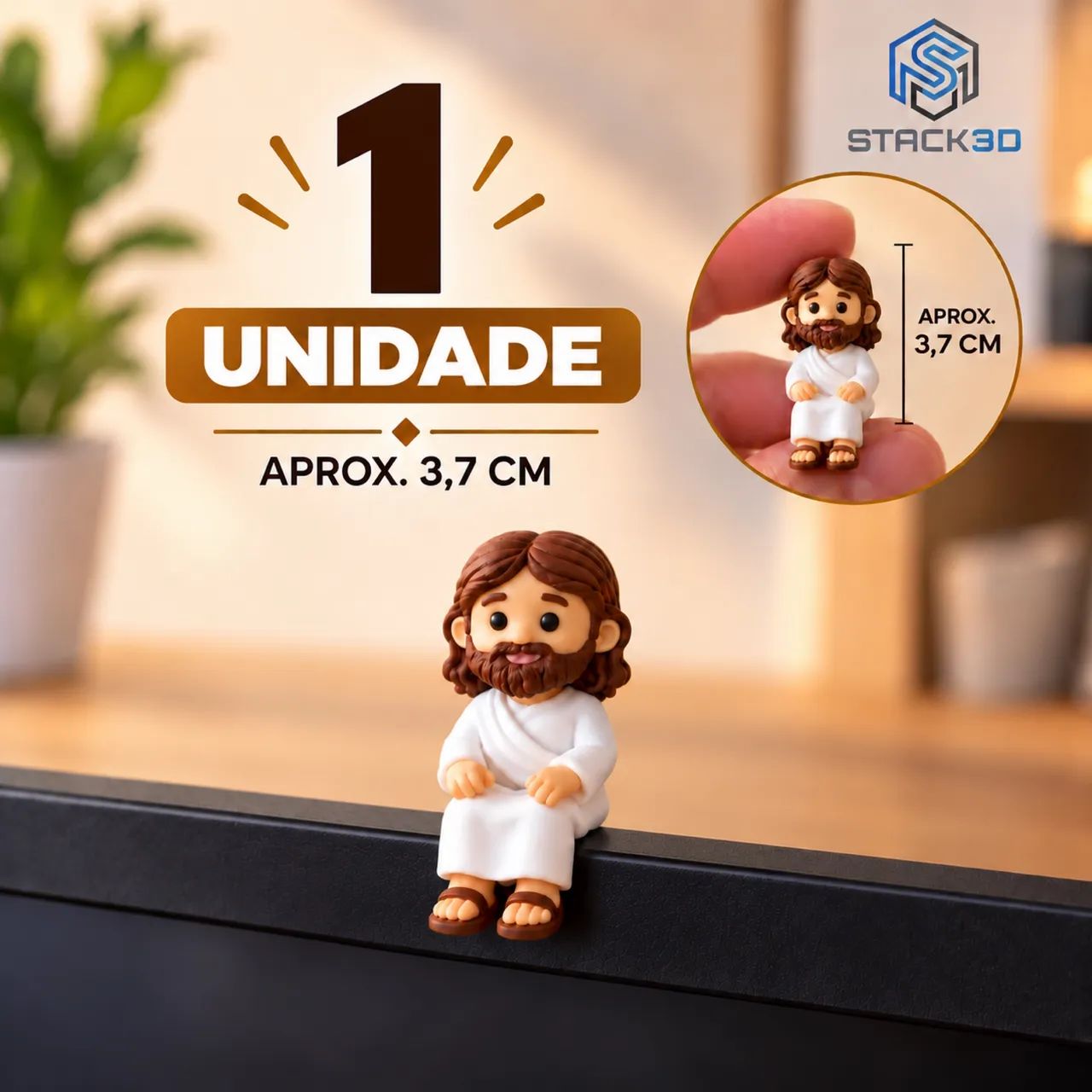 Miniatura Jesus Cristo 3D - Foto 3