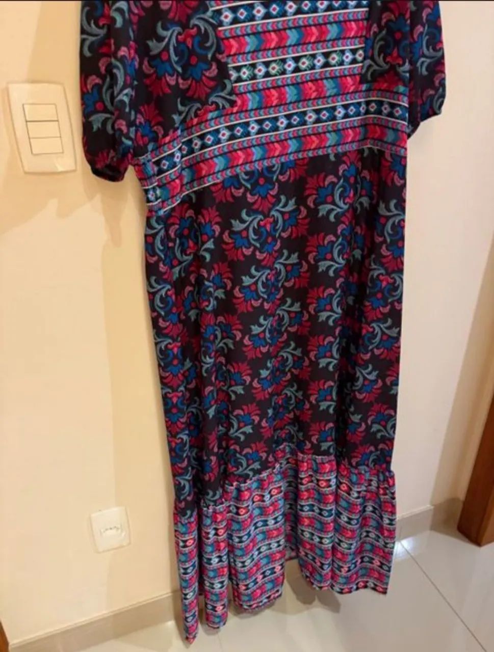 Vestido longo bordado - Foto 2