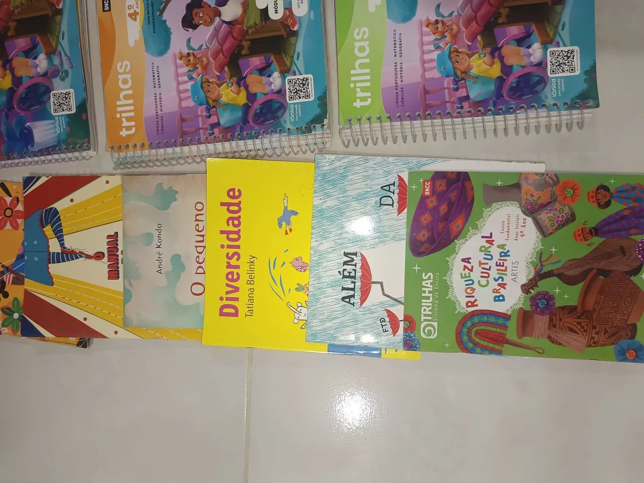 Coleção completa de livros escolares Trilhas 4° ano - editora FTD (semi-novo) - Foto 6