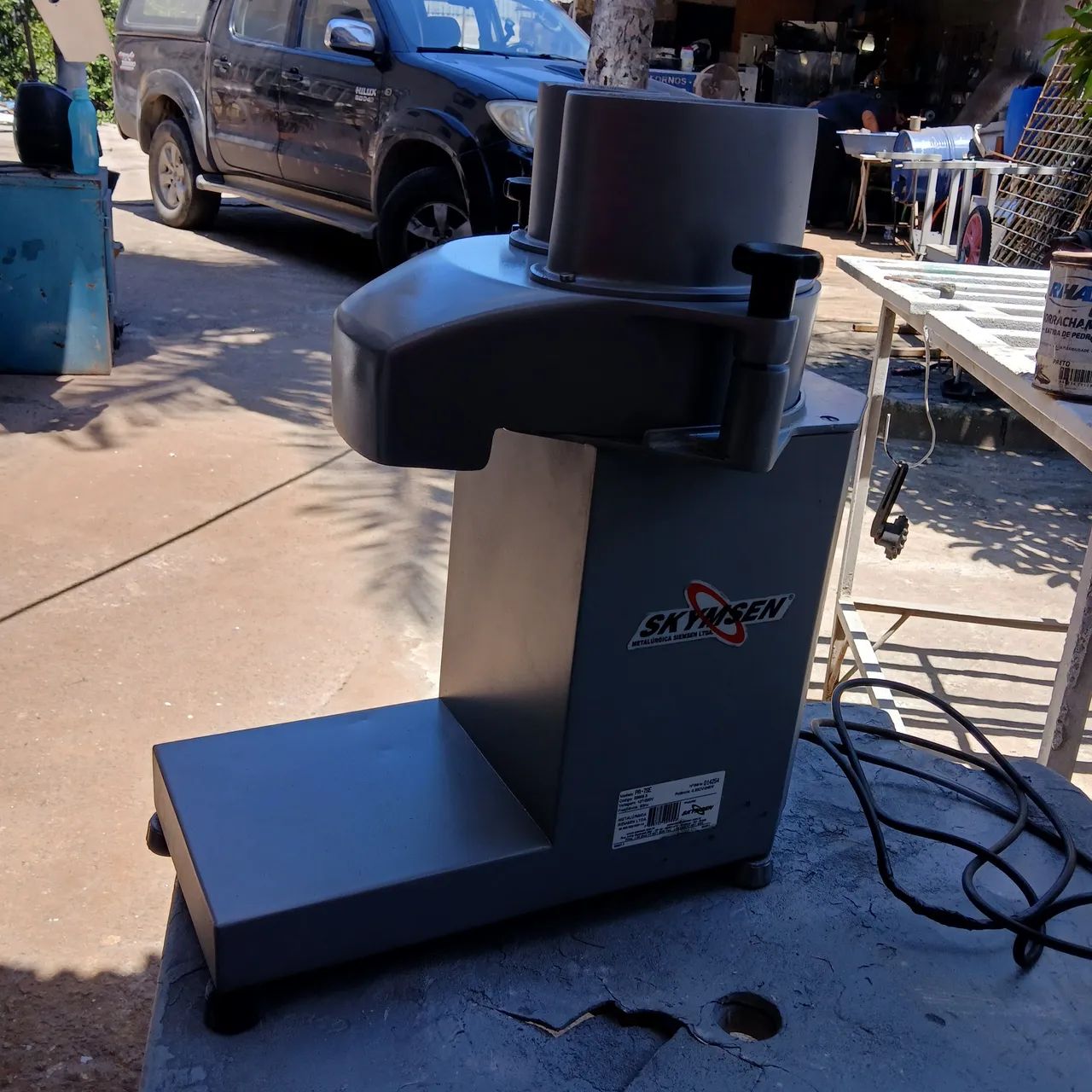 Processador de alimentos pa7 skymsen com 2 discos - Foto 3
