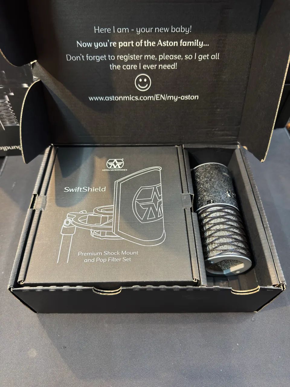 Microfone Aston Condensador Origin Black Bundle - Foto 4