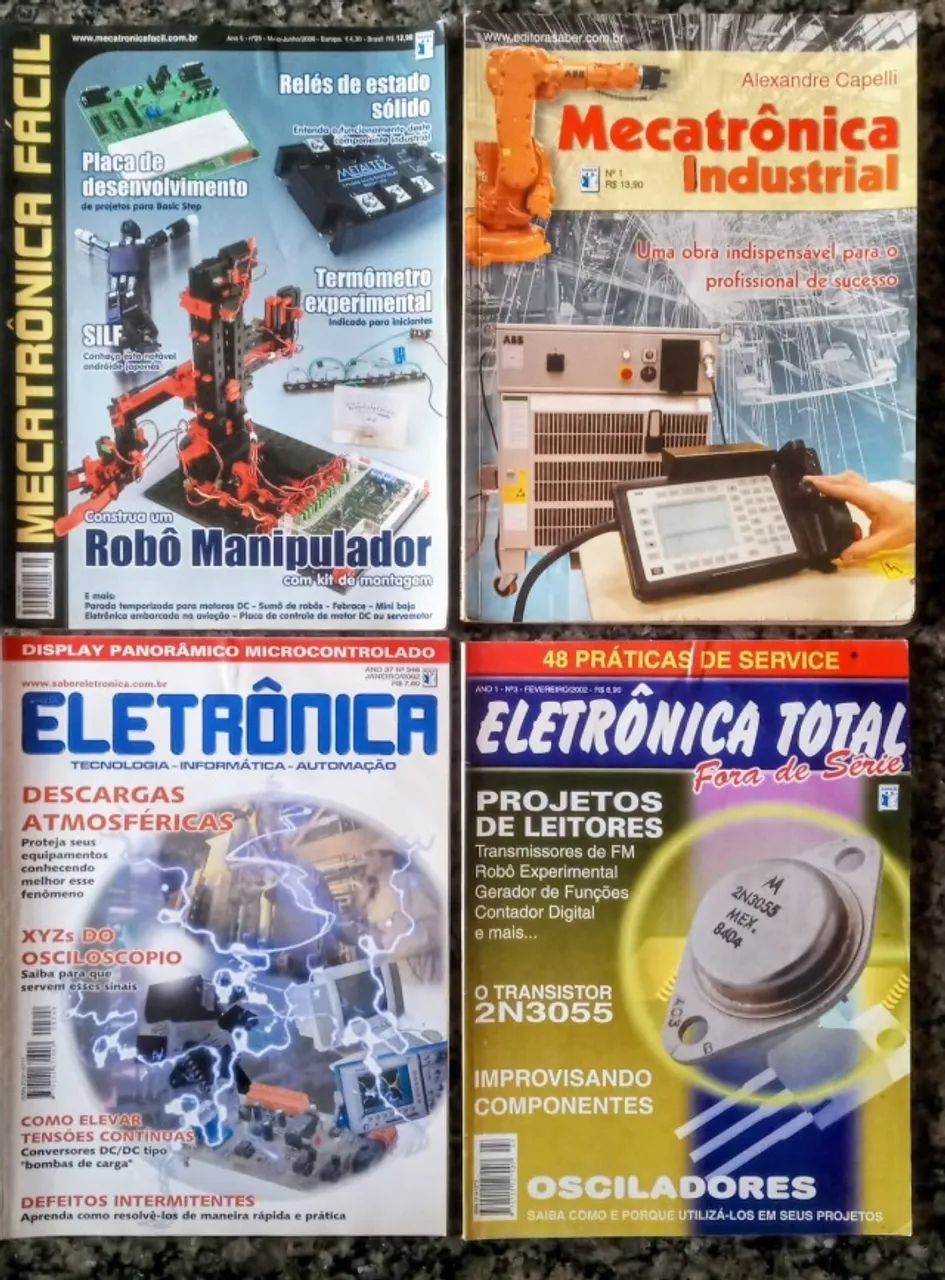 Kit de revistas de eletrônica antigas  - Foto 3
