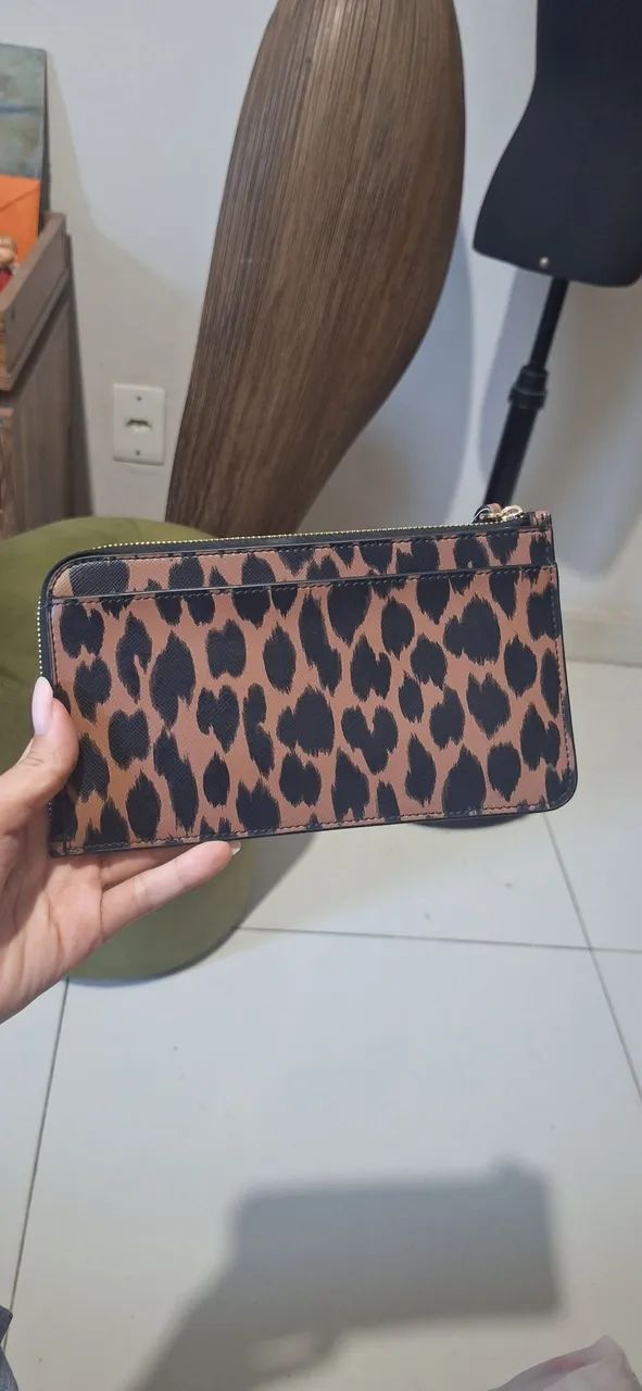 carteira kate spade oncinha - Foto 3