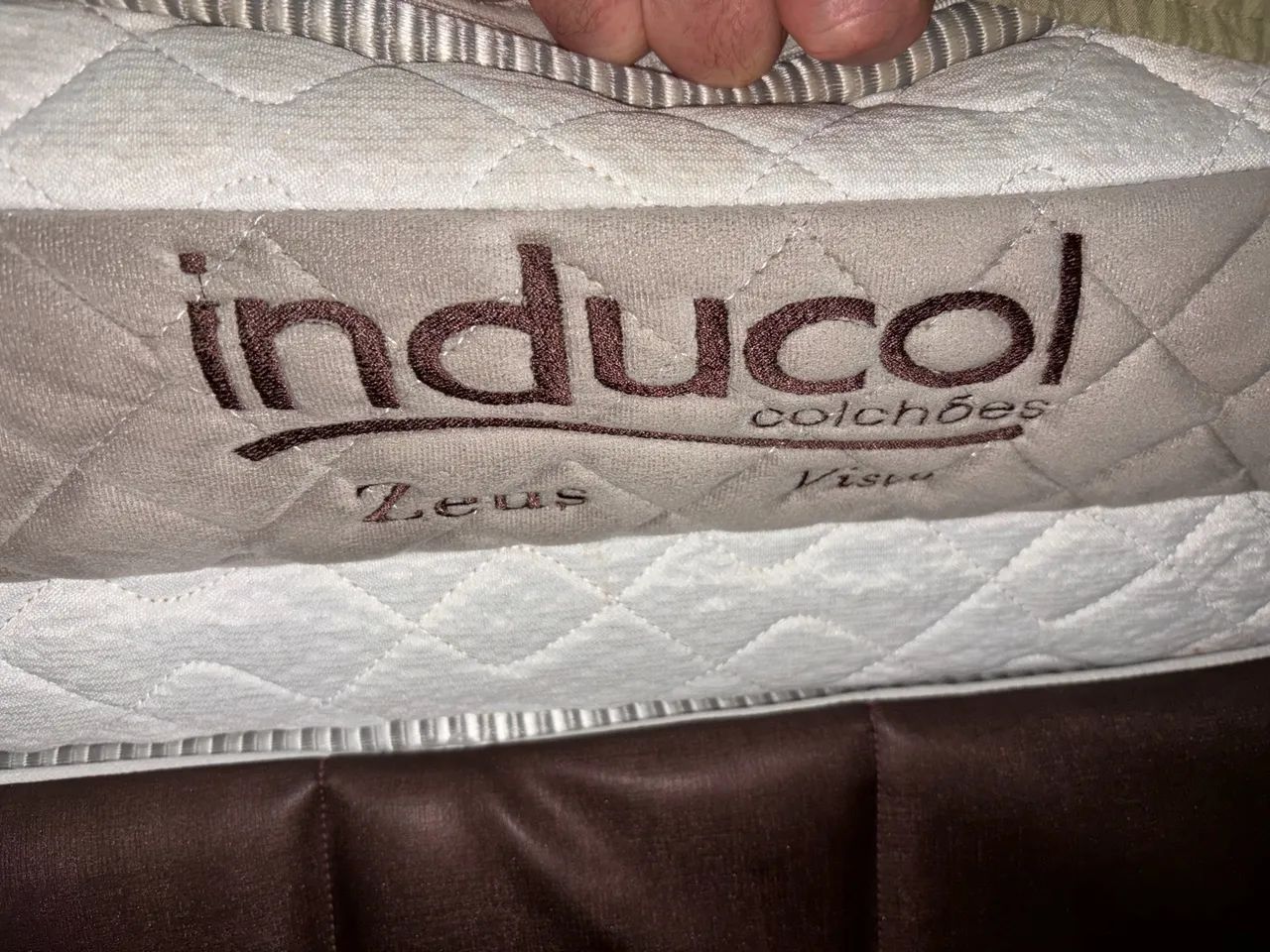 Colchão King Size Inducol - Modelo Zeus Visco - Foto 3