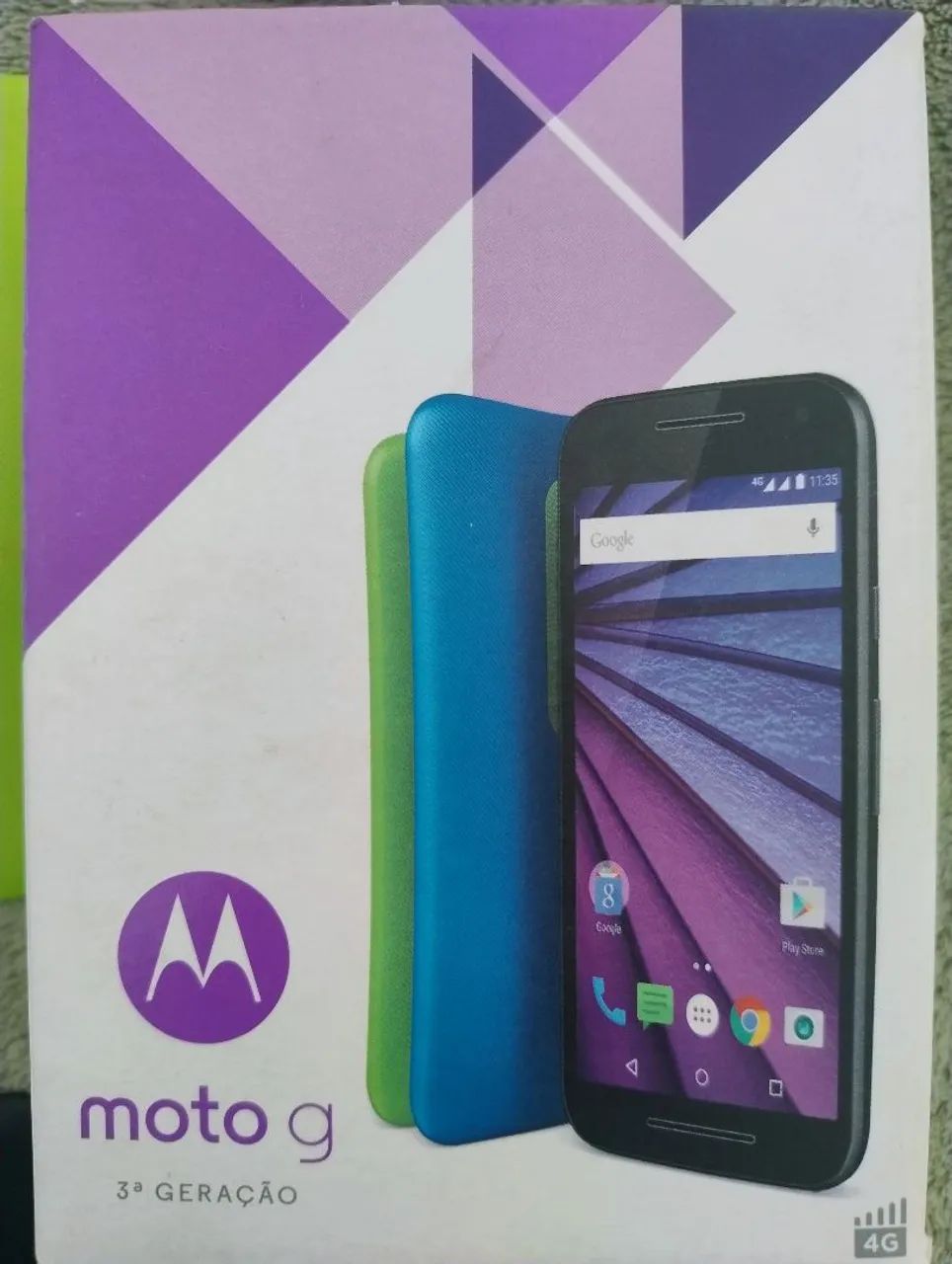 Caixa e Capinhas Coloridas Smartphone Celular Motorola Moto G3 - Foto 2