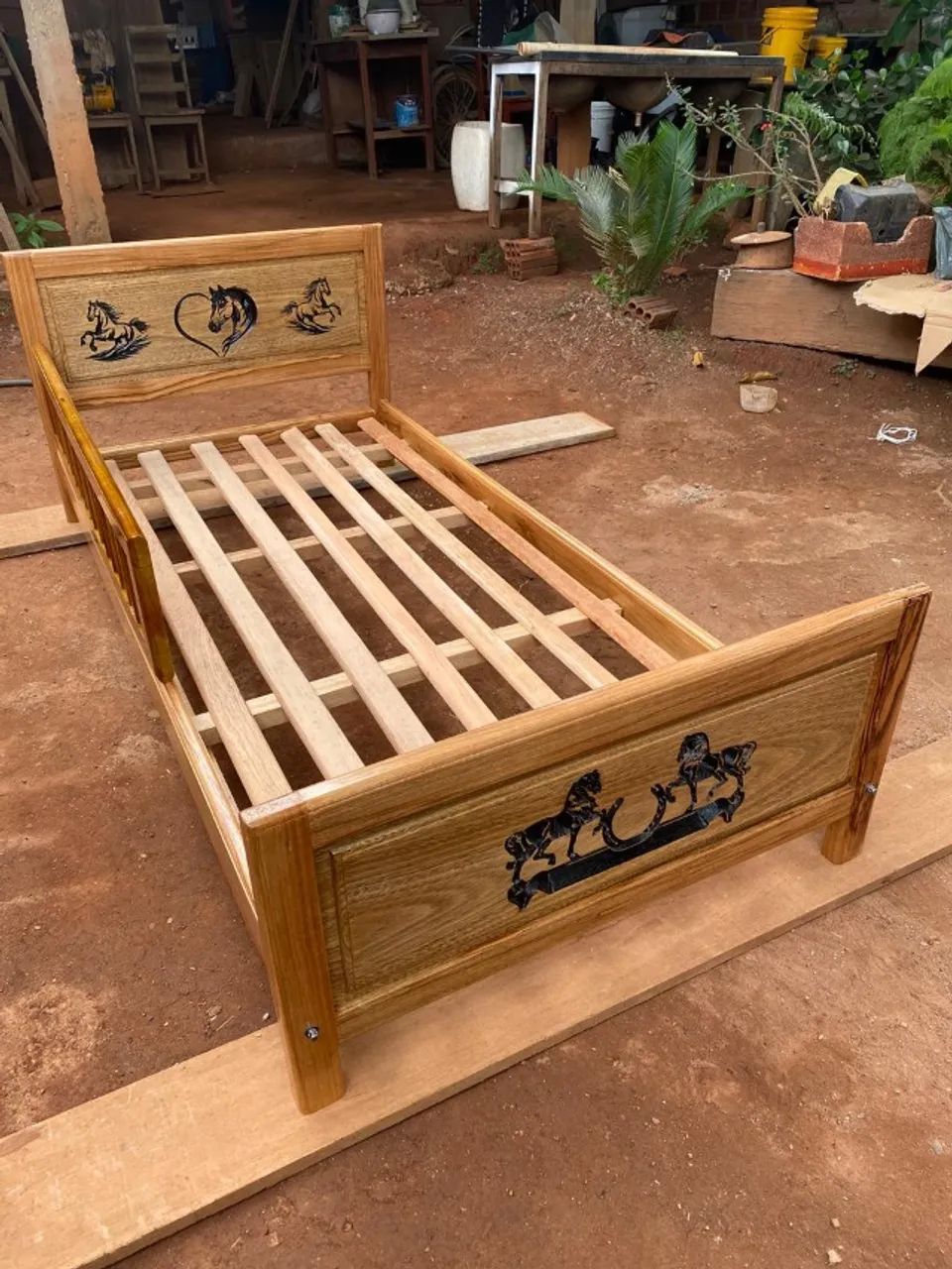 Dormir com Estilo e Qualidade! Cama de Solteiro Artesanal - Foto 3