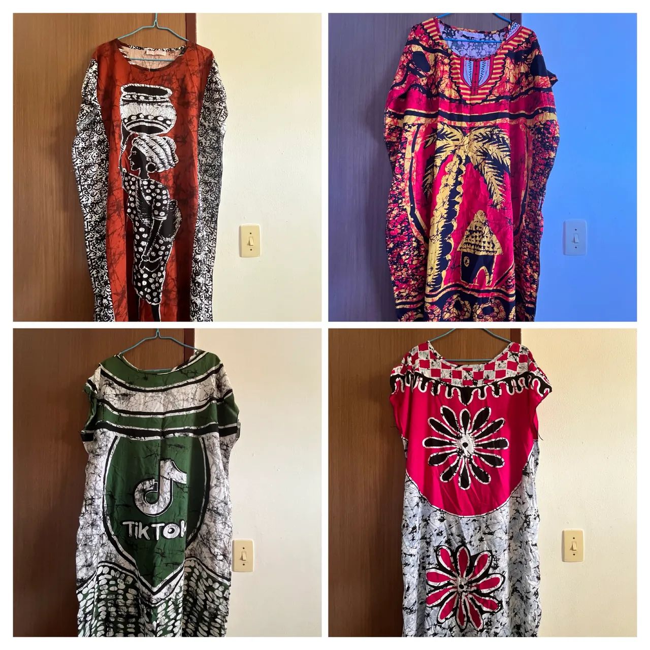 Vestidos africanos direitamente da fabrica