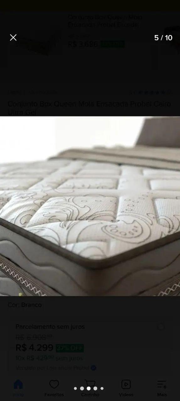 Cama box com colchão  - Foto 3