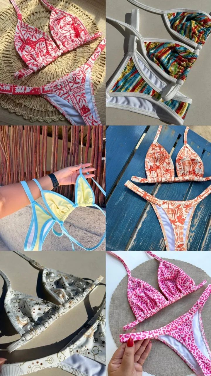 Biquíni óculos e saída de praia sem uso - Foto 2