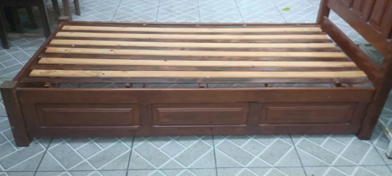CAMA DE SOLTEIRO COM COLCHÃO - Foto 2
