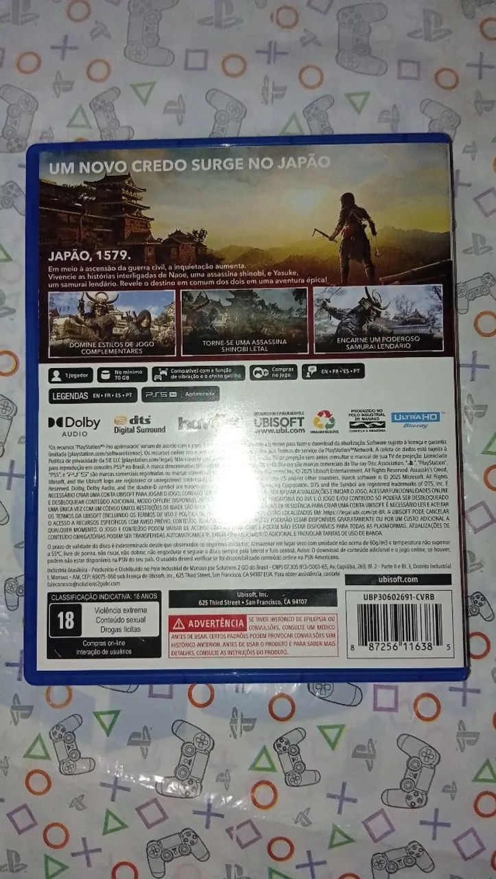 Assassin's Creed Shadows - PS5 midia fisico - Foto 5