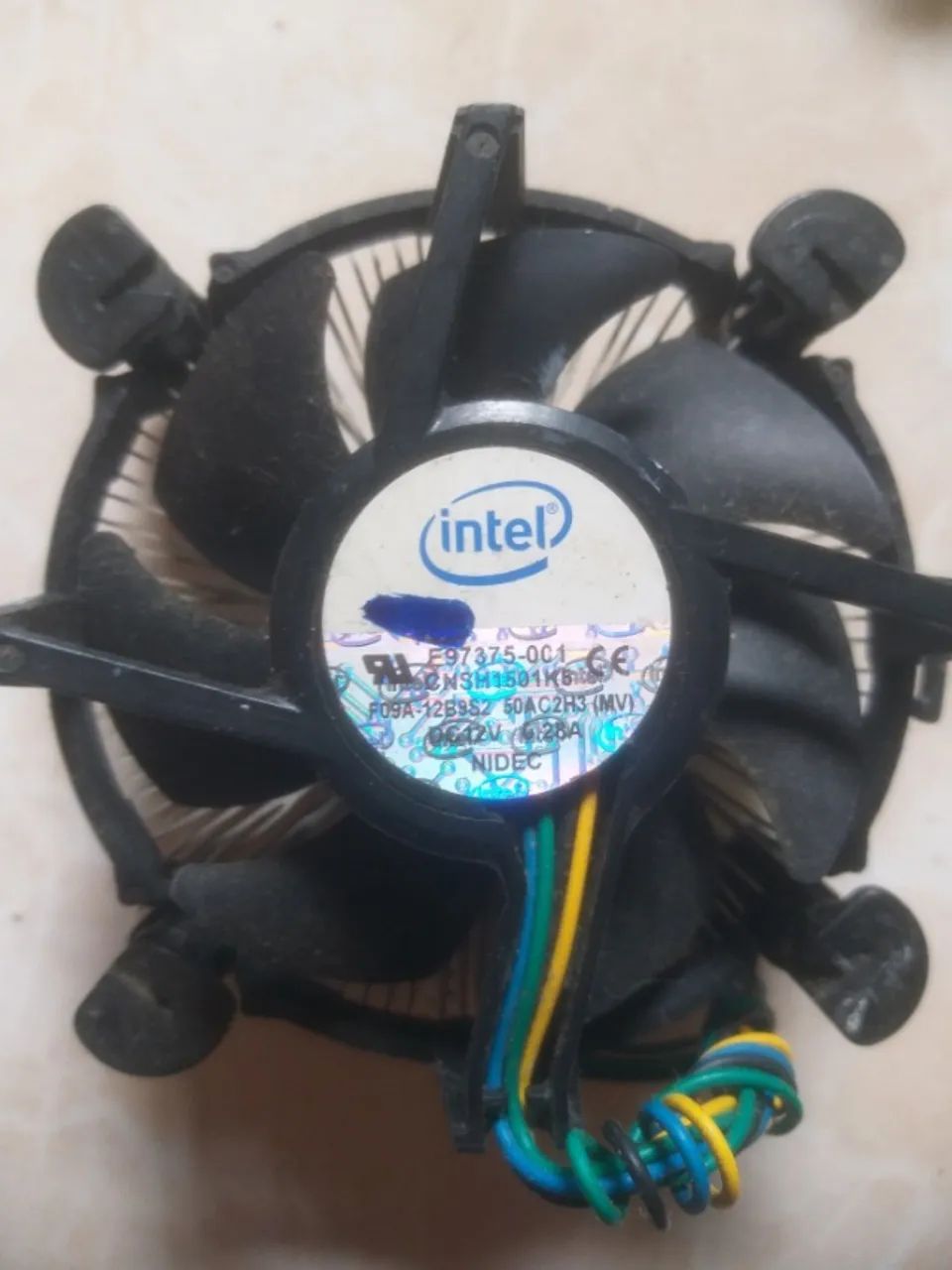 Cooler para Processador Intel Original Nidec (Entrega Grátis-Produto OEM)