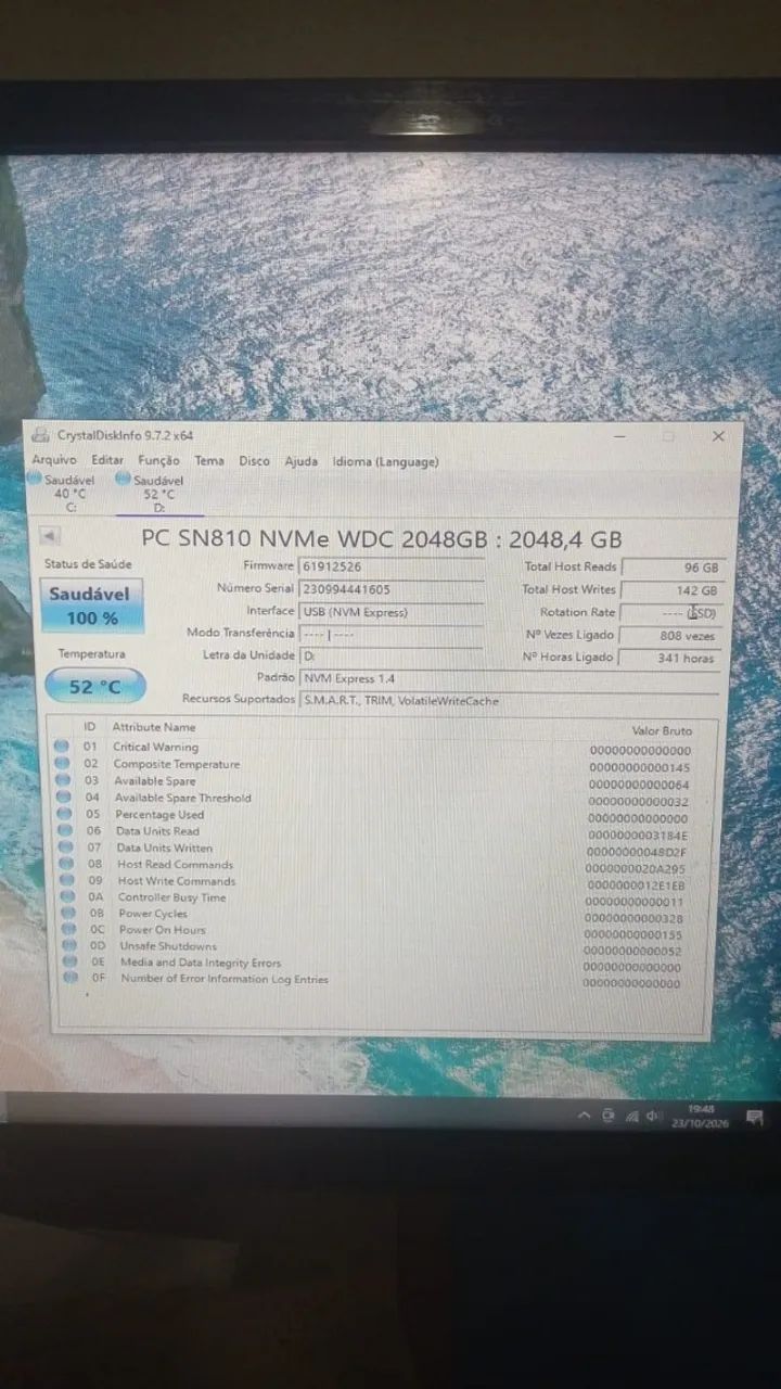 PC SN810 NVMe WDC 2048GB - Foto 2