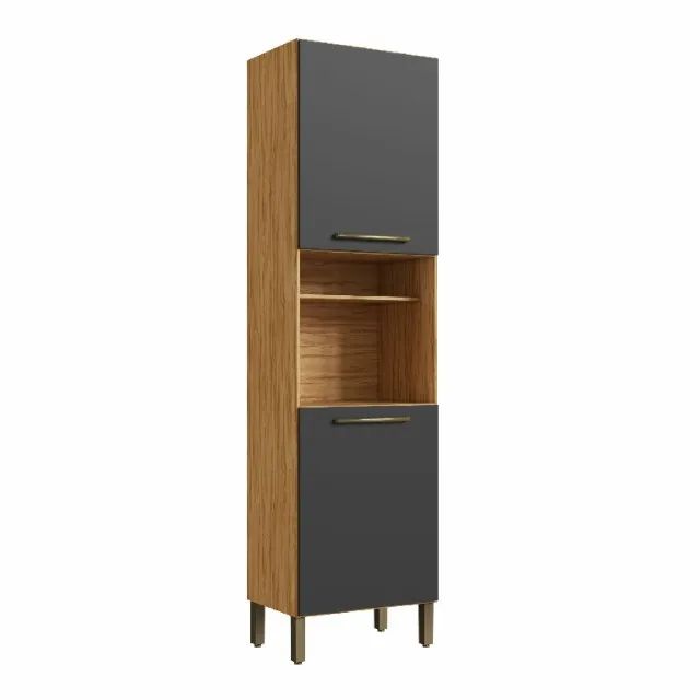 Paneleiro Carmenere Com Nicho 100% MDF - Rio Doce
