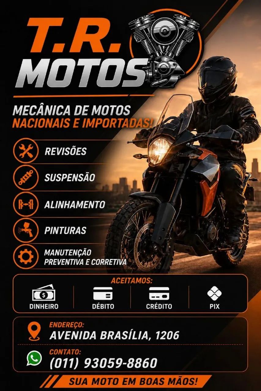 Mecânica de Motos nacionais e importadas 