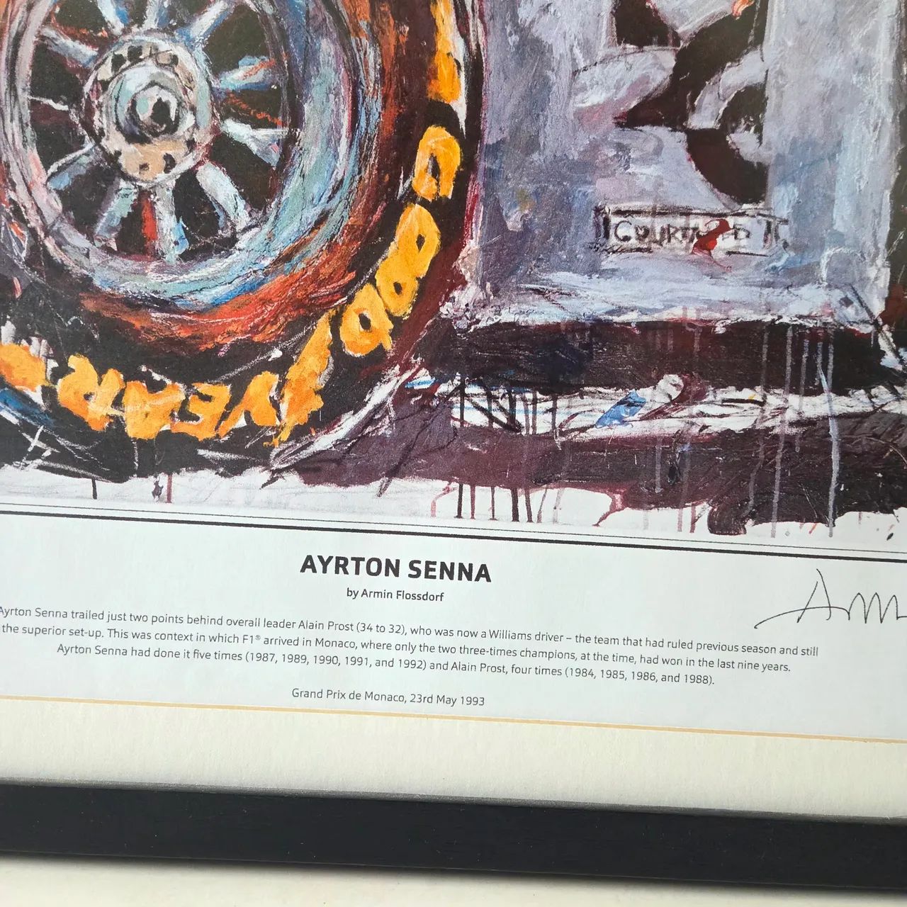 Quadro Ayrton Senna  - Foto 2