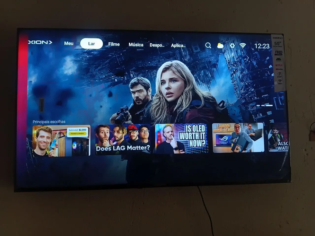 Smart TV 50? Polegadas - Apenas 1 Mês de Uso - Excelente Estado ? - Foto 3
