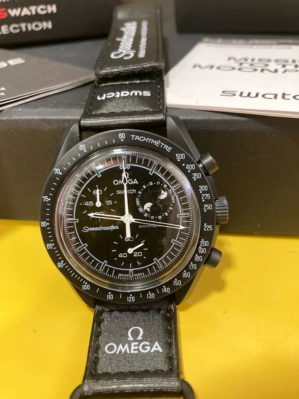 Omega x Swatch Moonwatch Moonphase speedmaster - Foto 5
