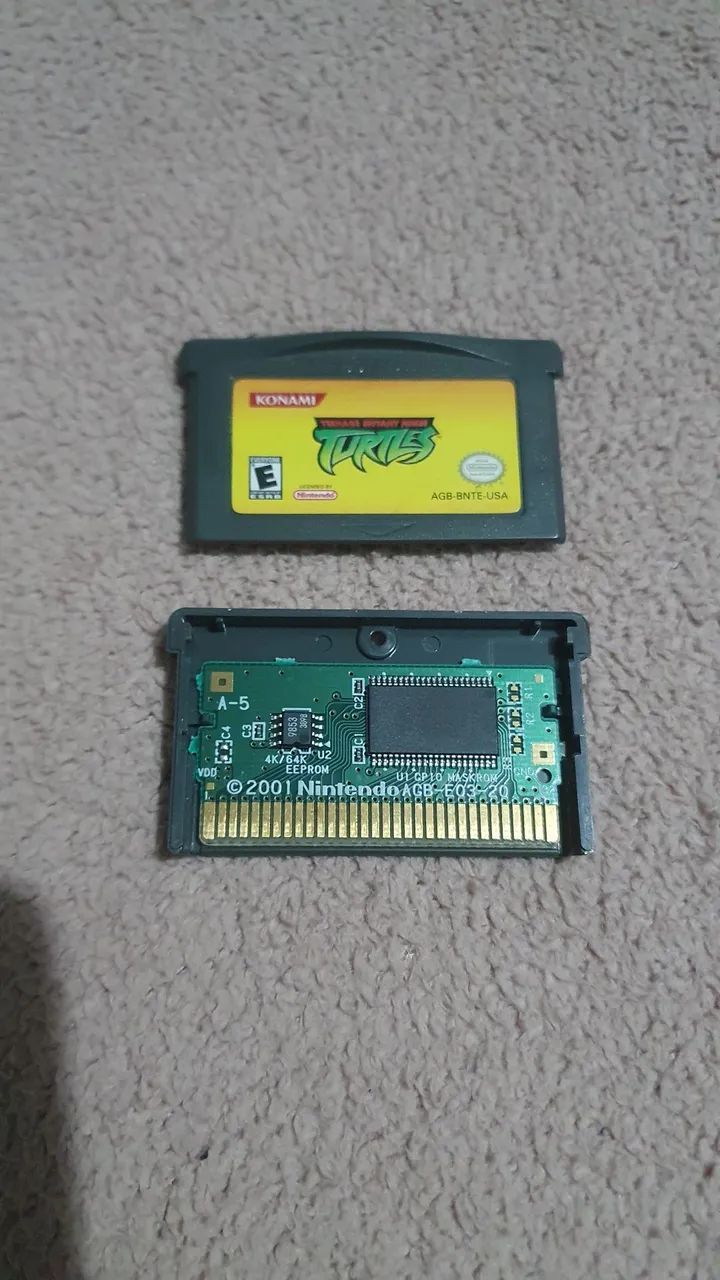 Tartarugas Ninjas TMNT Teenage Mutant Ninja Turtles GBA Game Boy Advance - ORIGINAL