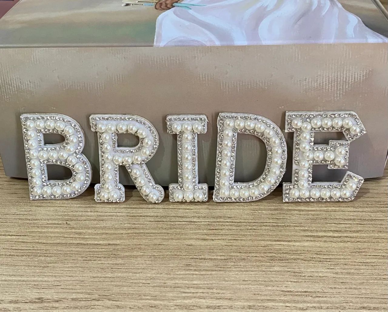 Letreiro BRIDE para personalização  - Foto 3