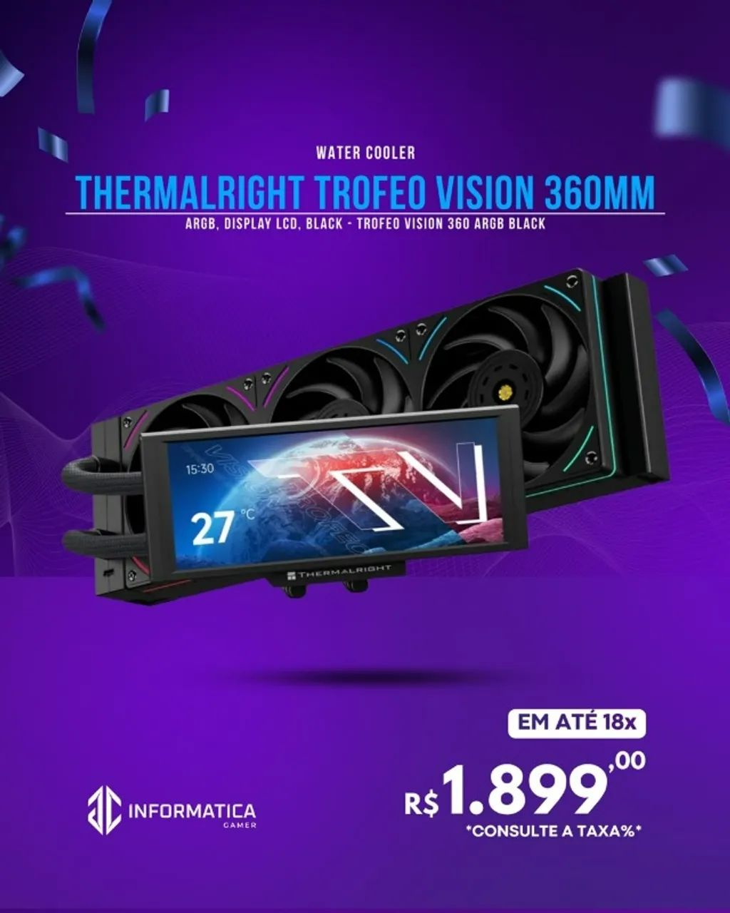 WATER COOLER THERMALRIGHT TROFEO VISION 360MM 