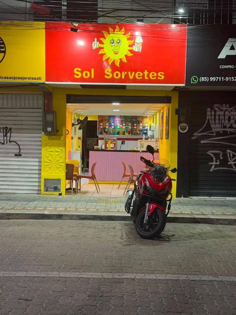 Vendo ponto sorveteria completa,Ac troca 