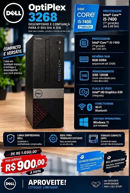 Computador Dell Opti Plex i5 7ºth