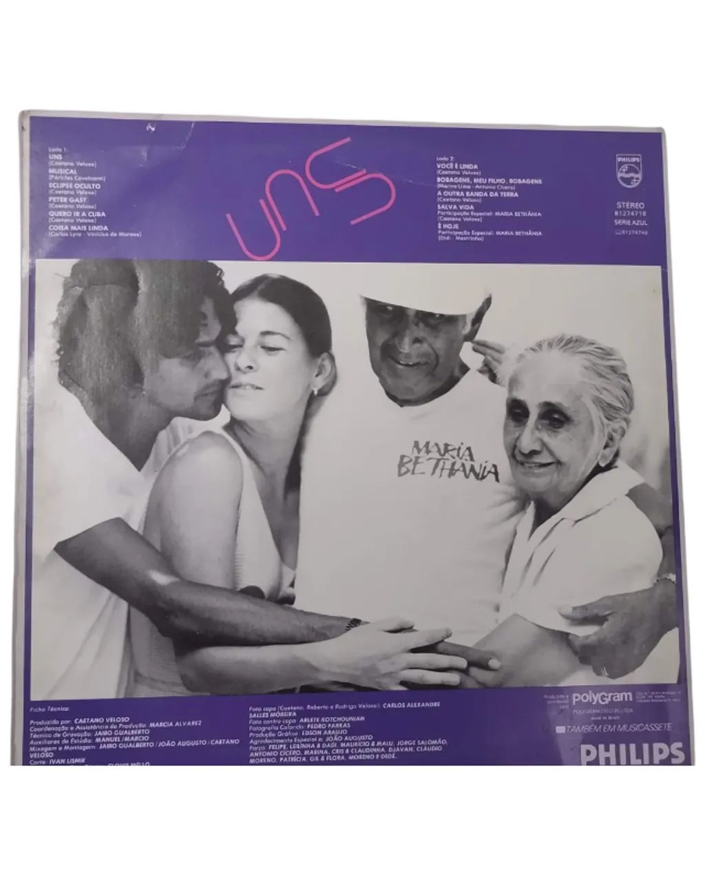 LP Disco de Vinil Caetano Veloso 1983 Uns - Foto 2