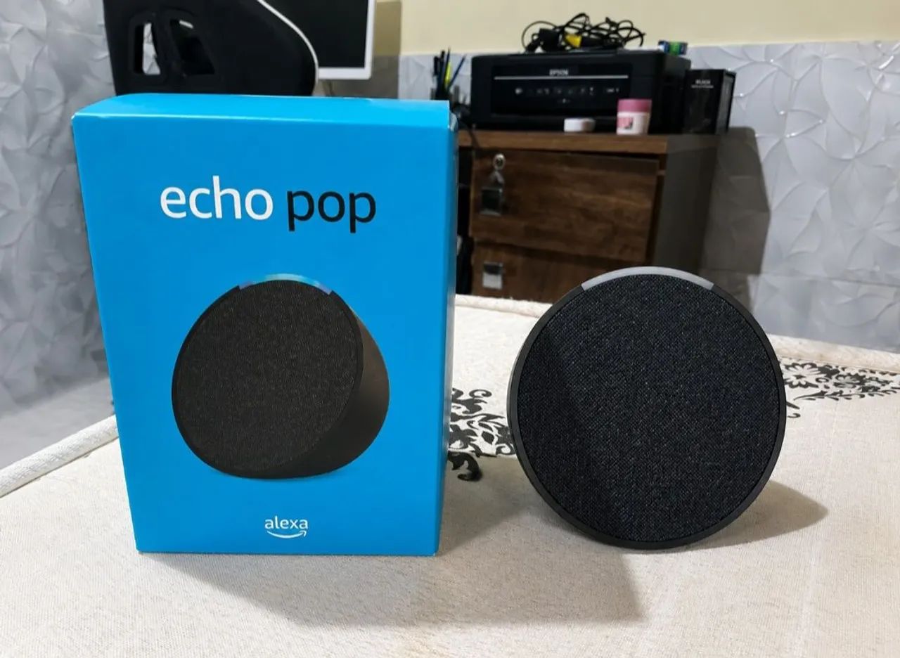 Echo Pop Alexa Original - Seminova na Caixa | Estado de Nova - Foto 2