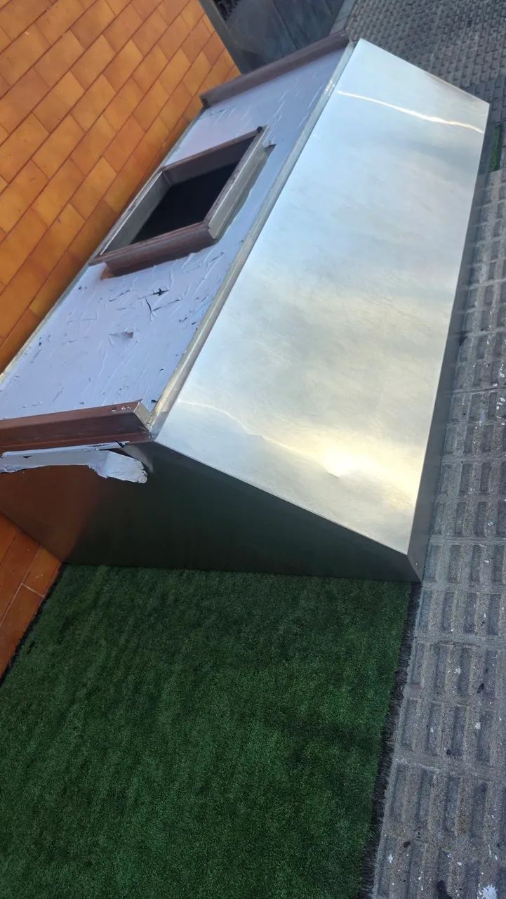 Coifa industrial inox 304 alta qualidade 