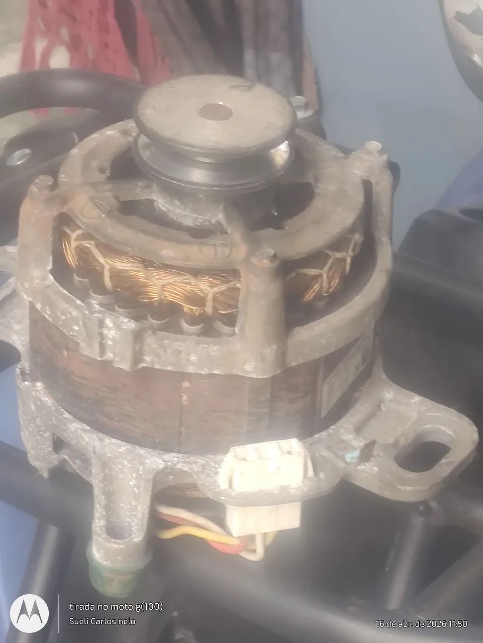 Motor lavadoura Eletrolux lte 9 funcionando perfeito 127 v - Foto 3