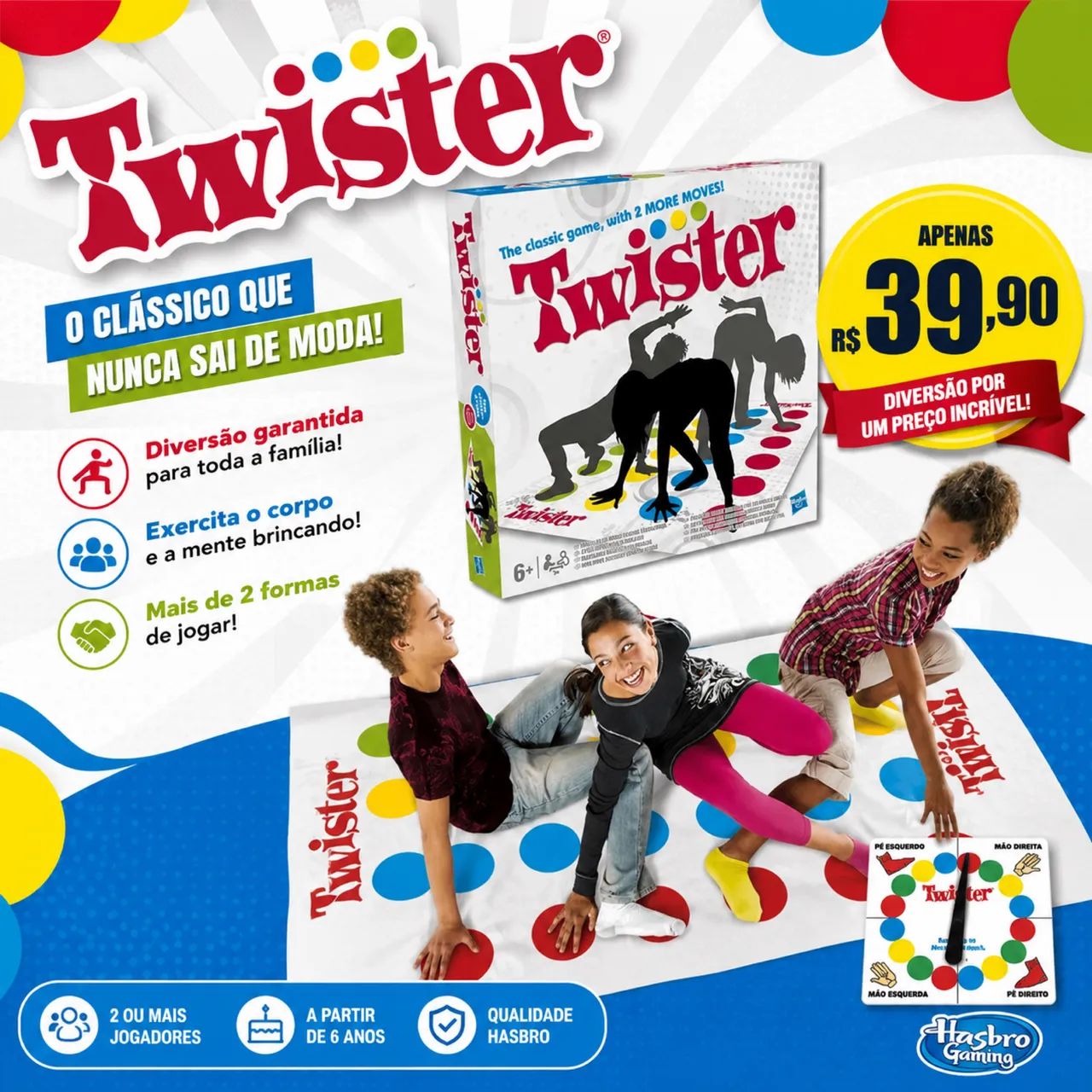 TWISTER jogo dinâmico 