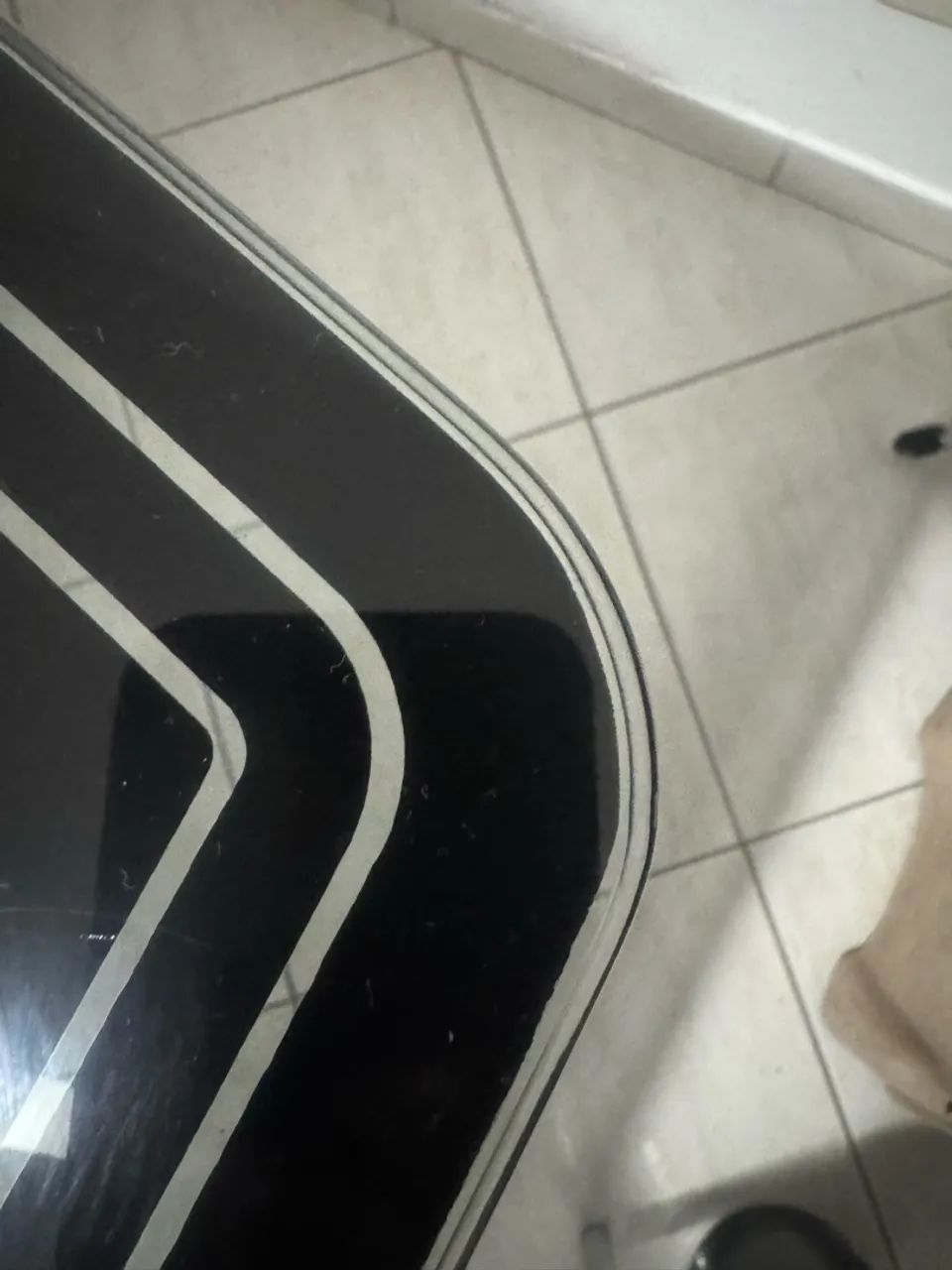 Mesa de Vidro Preta Escritório  - Foto 5