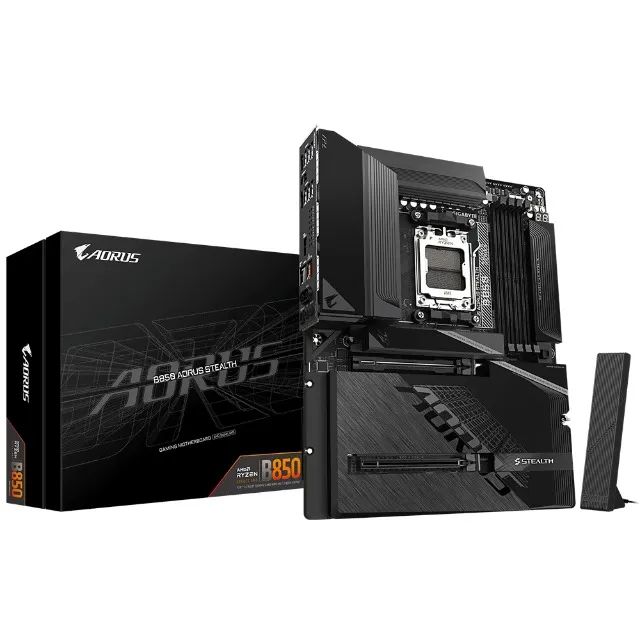 Placa Mãe Gigabyte B850 AORUS Stealth Socket AM5 / DDR5