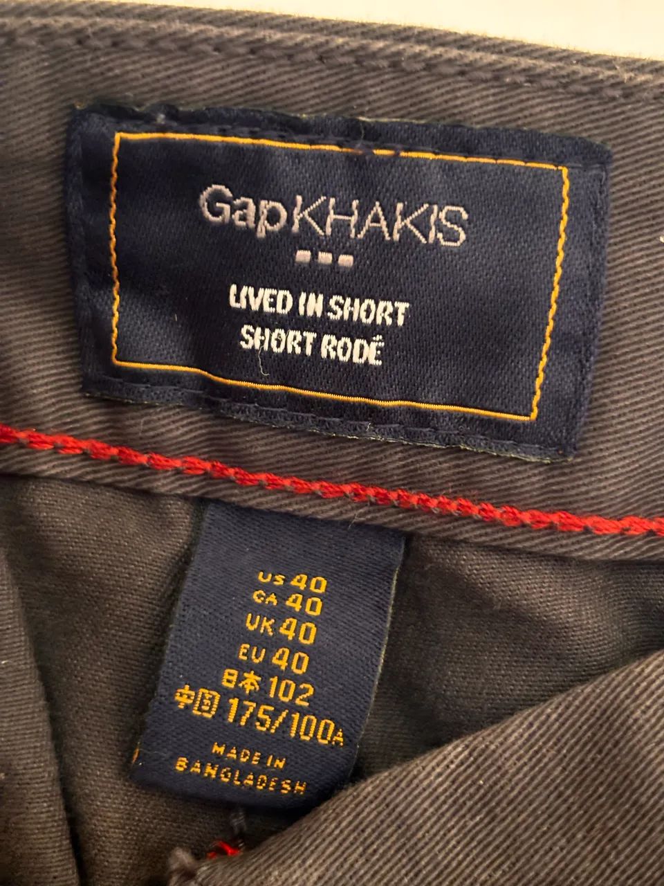 Bermuda Masculina Jeans Sarja Gap KHAKIS Original  - Foto 3