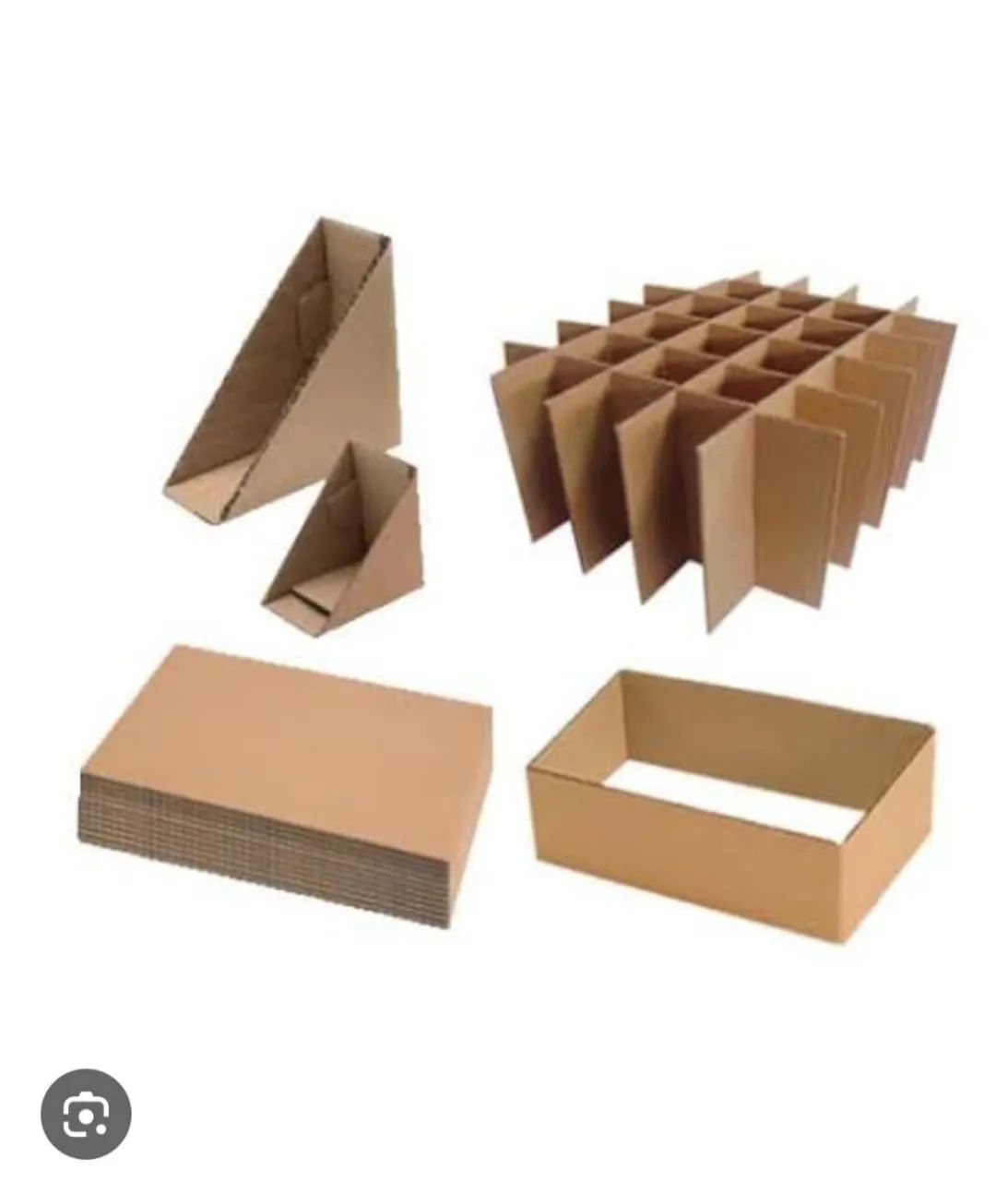 Caixas acessórios chapas e bobinas de papelão  - Foto 4