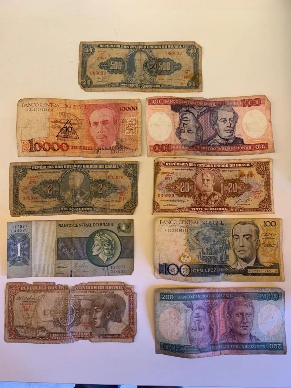 Coleção de cédulas antigas e moedas diversas  - Foto 2