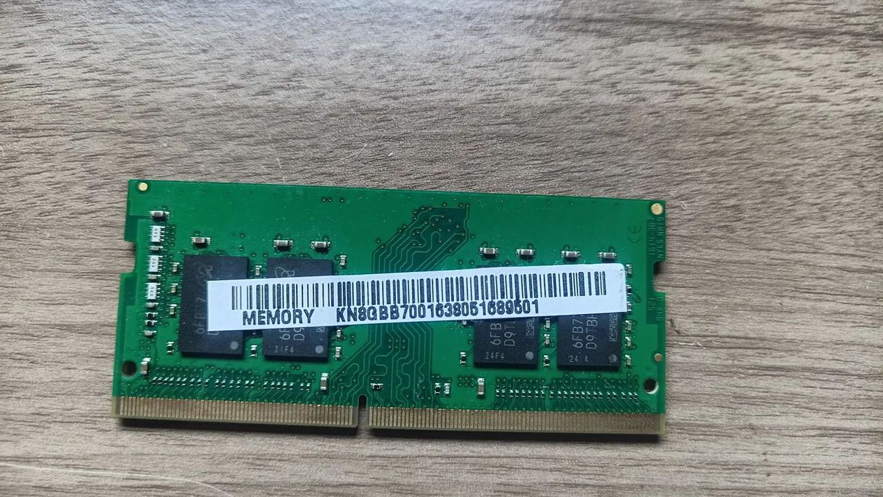 Memória Notebook Kingston DDR4 8 GB 2400 MHz 