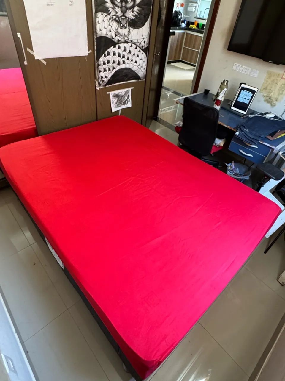 Cama de casal box molas - Foto 3