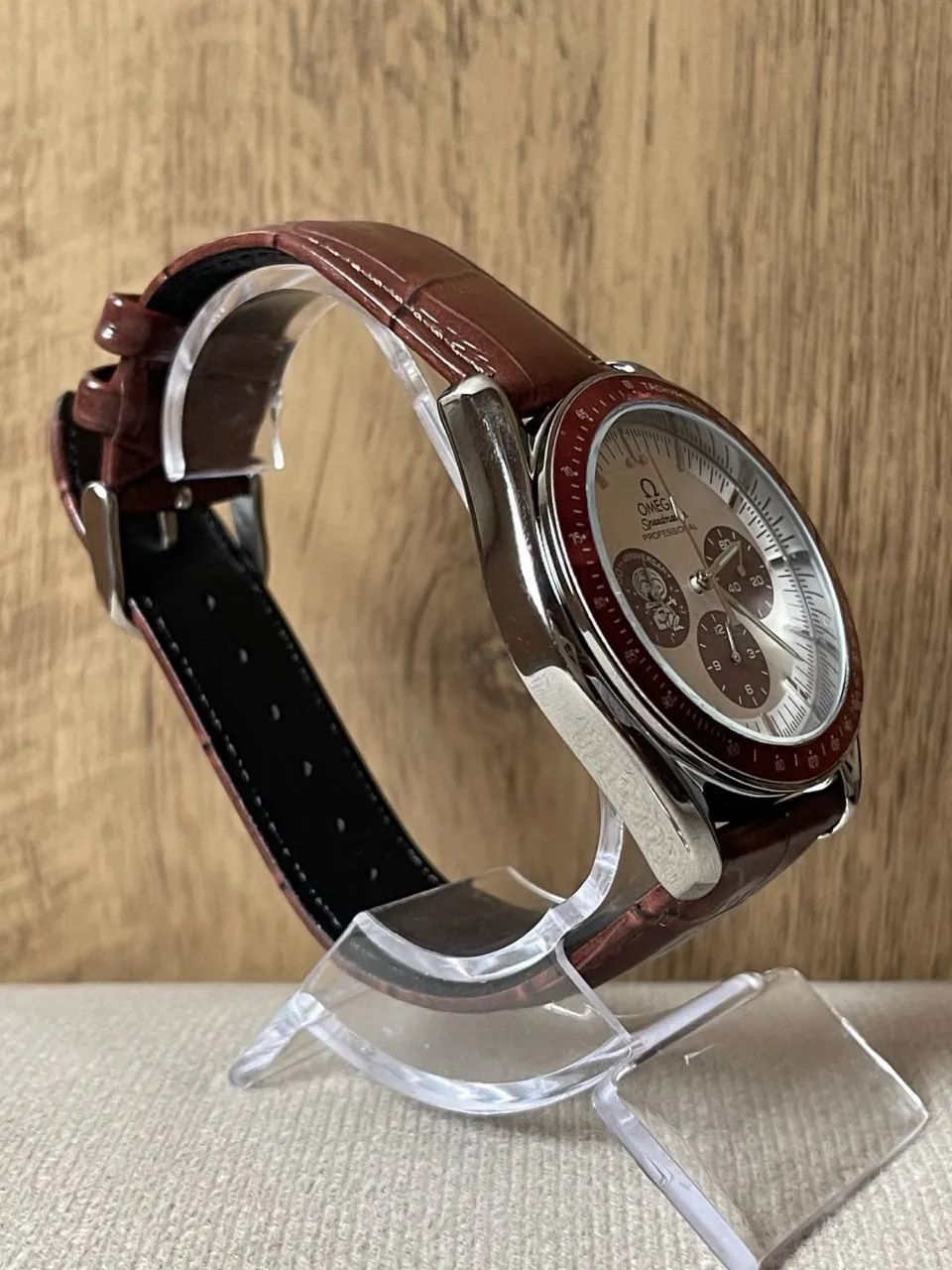 Relógio masculino pulseira de couro  - Foto 2