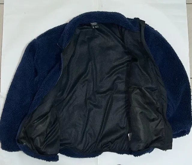 jaqueta fleece azul - Foto 2