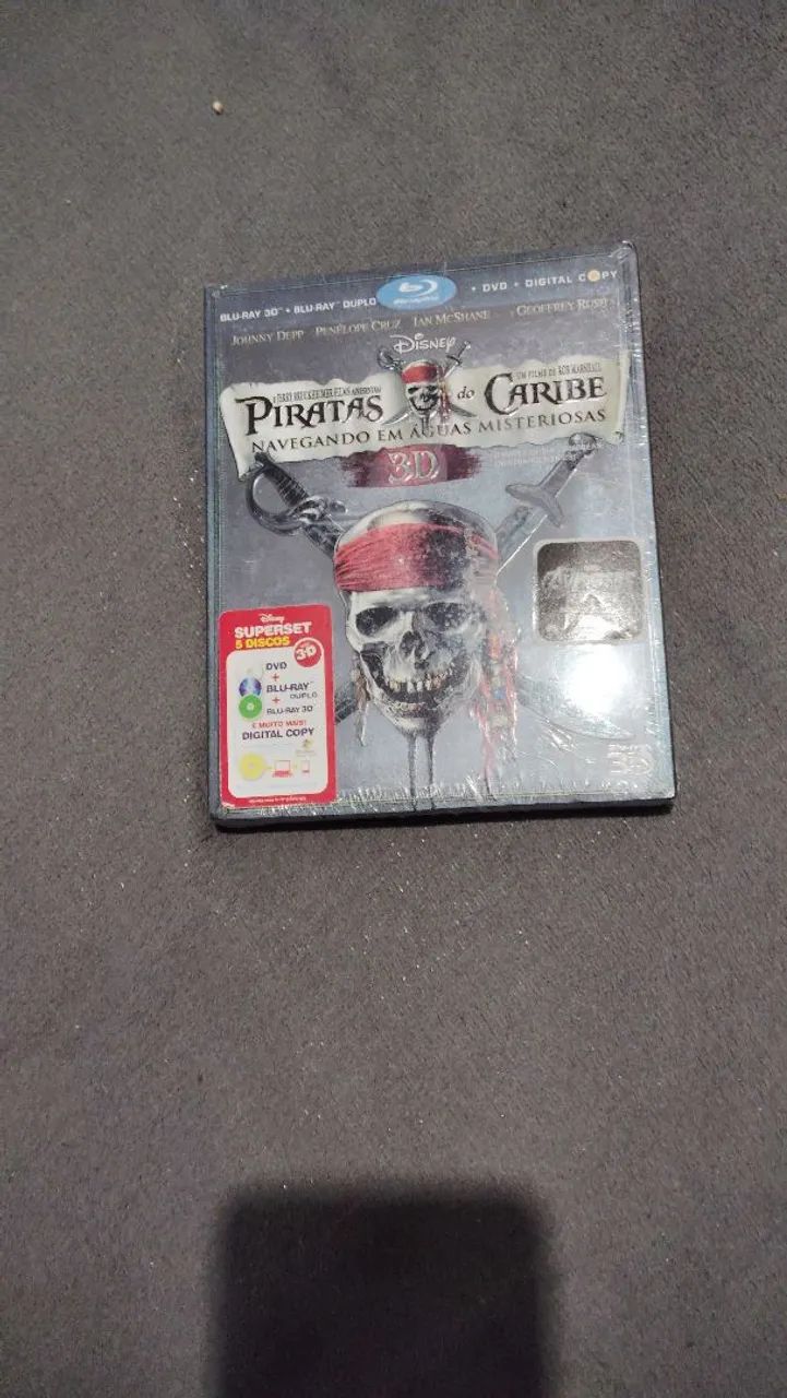 Blu-ray piratas do Caribe 