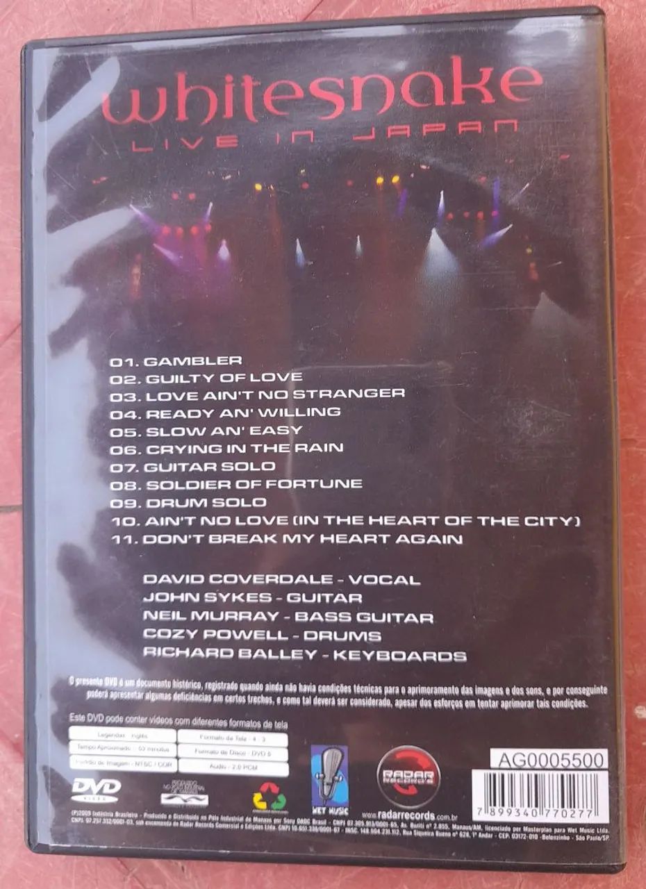 DVD WITHESNAKE - Foto 3