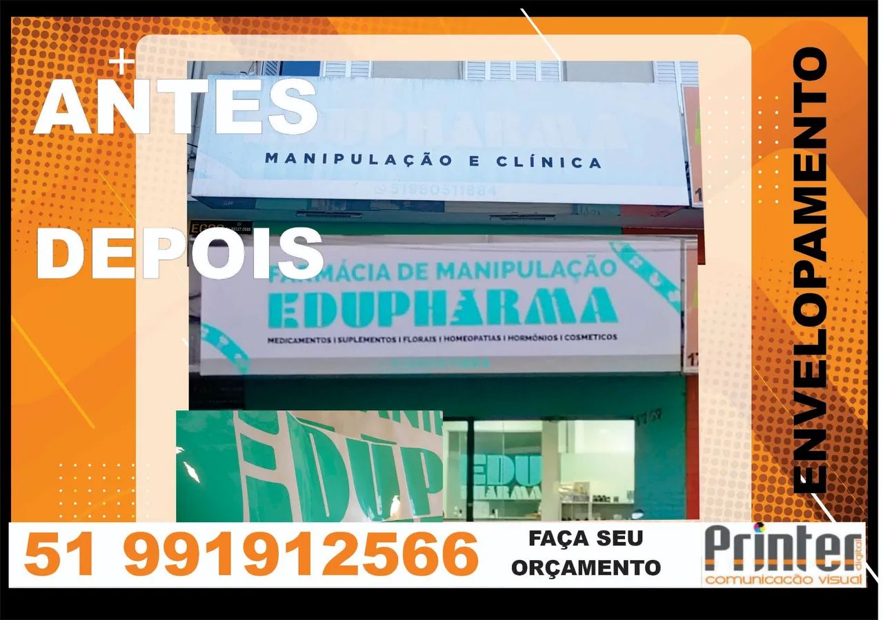 Letreiros e envelopamentos