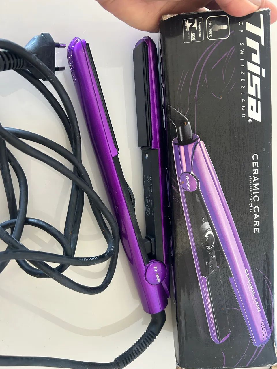 Prancha para cabelo 200 graus - Foto 3