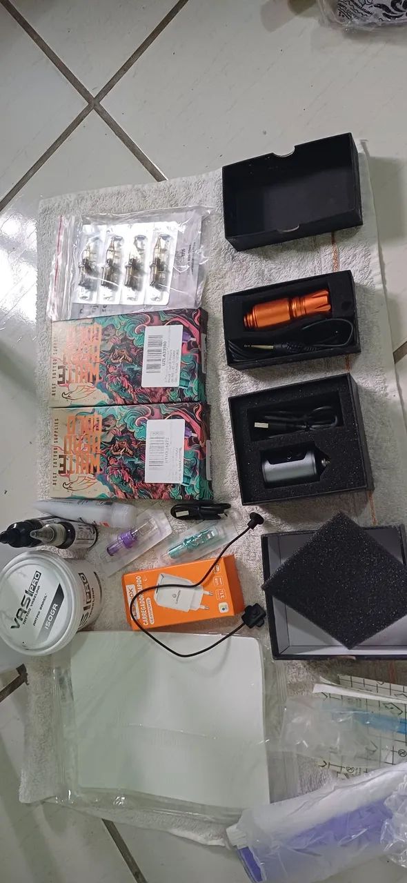 Kit Máquina Pen Rocket + Acessórios. Excelente Estado - Foto 2