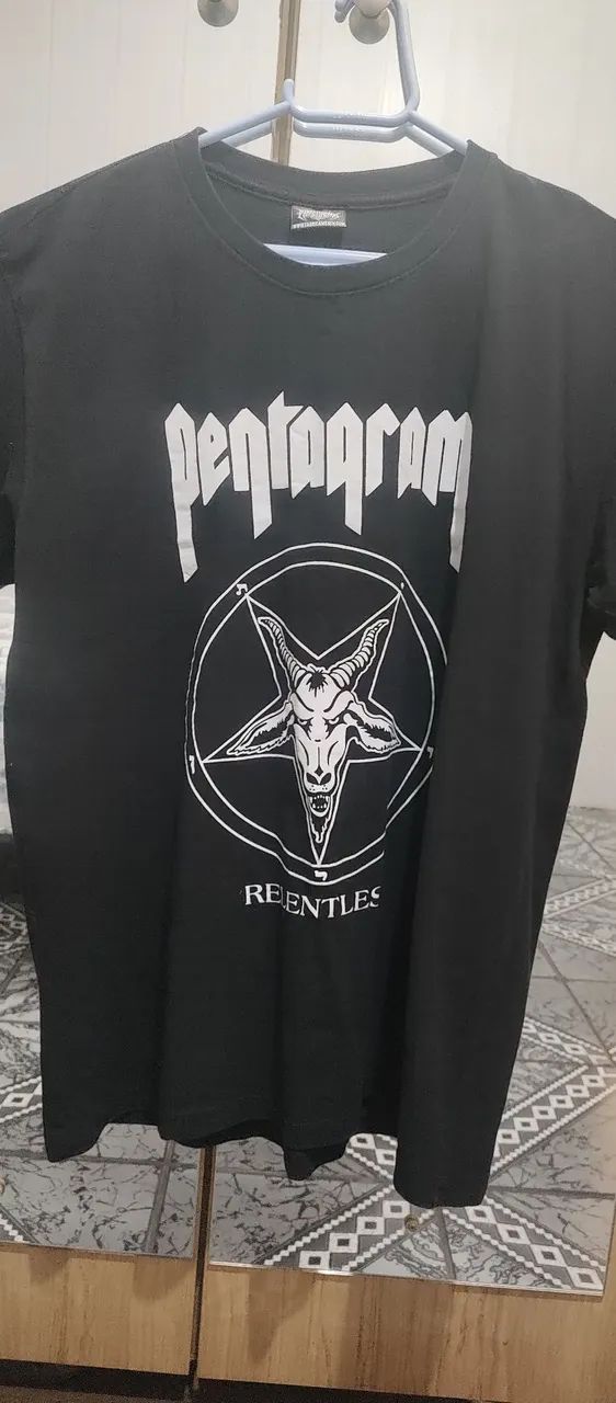 Camisa banda pentagram - Foto 2