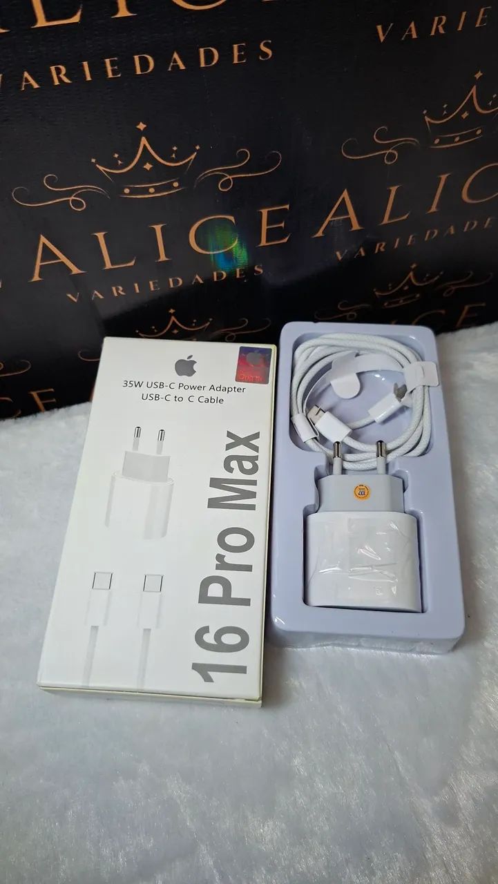 Carregador de iPhone tipo C 