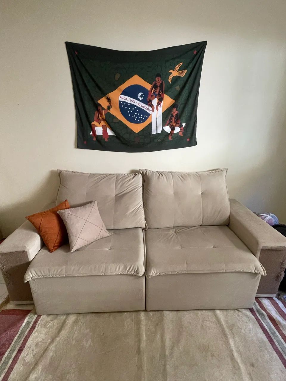 Sofá retrátil usado, perfeito estado - Foto 3