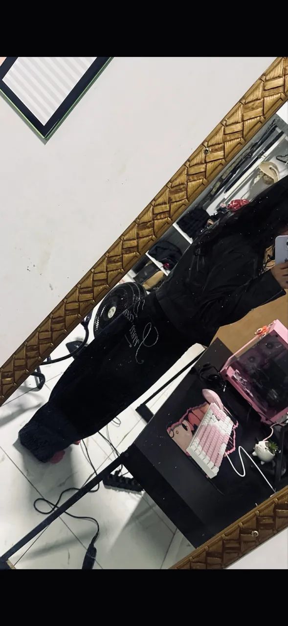 DAZY Calça Denim Feminina Casual Estilo Coreano - Foto 2